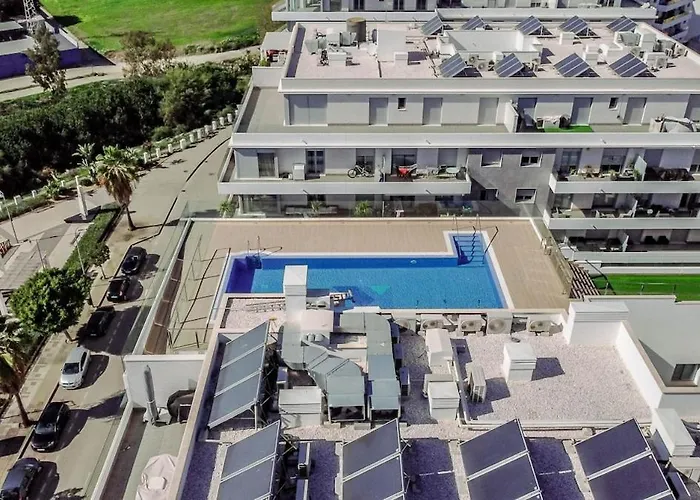 Jg5.1b - 3 Bedroom Flat With Gym Rooftop Pool דירה *