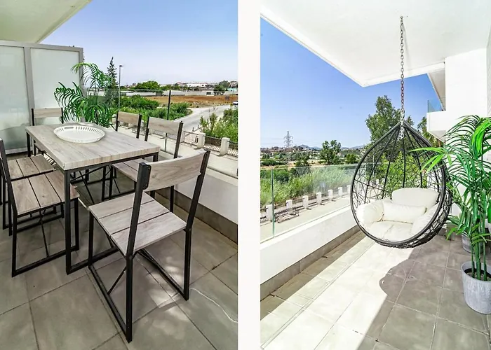 Jg5.1b - 3 Bedroom Flat With Gym Rooftop Pool アパート マルベーリャ